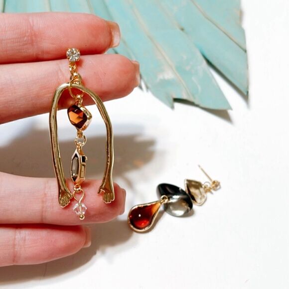 Boho  statement  earrings  #225 - Picture 3 of 3